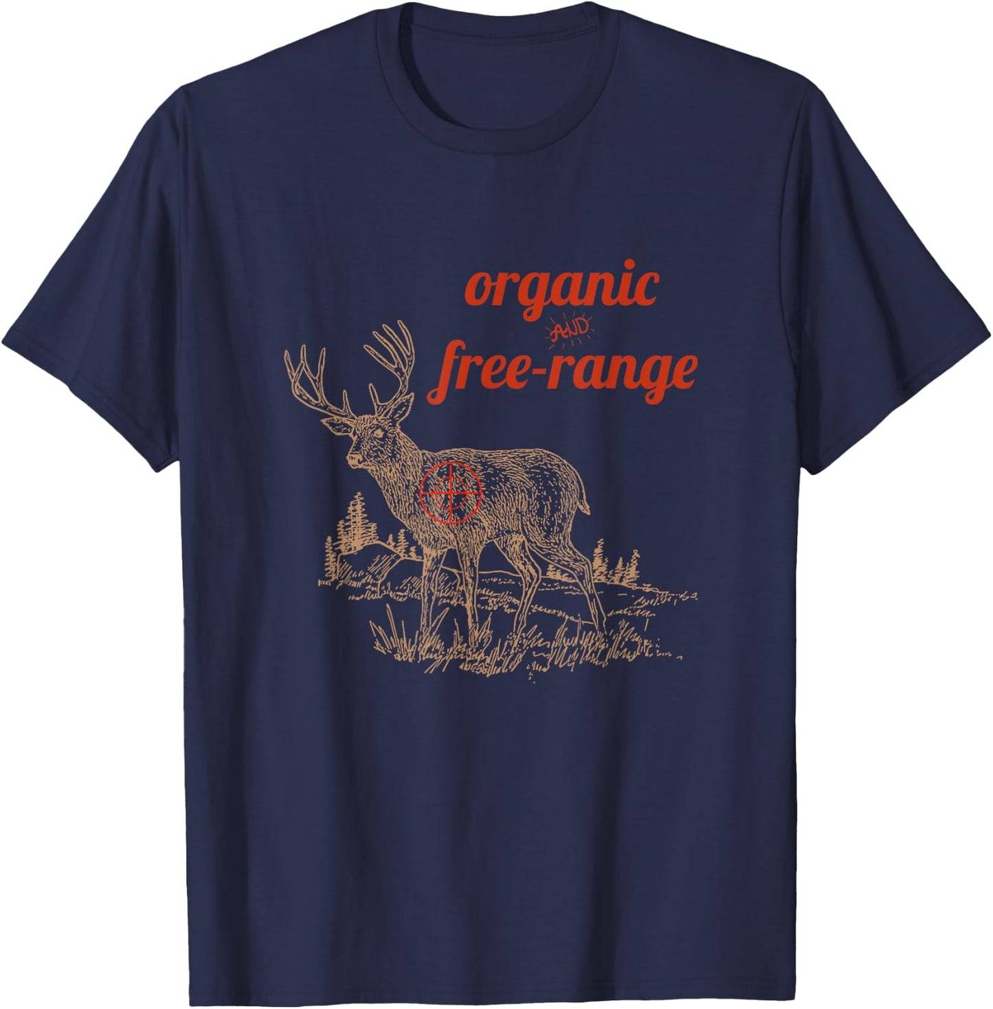 Funny Deer Hunting Shirts for Hunters T-Shirt - T-Shirt | Navy