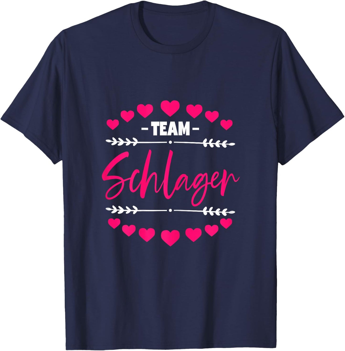 Women's Schlager Party Team Schlager , black, s T-Shirt - T-Shirt | Navy