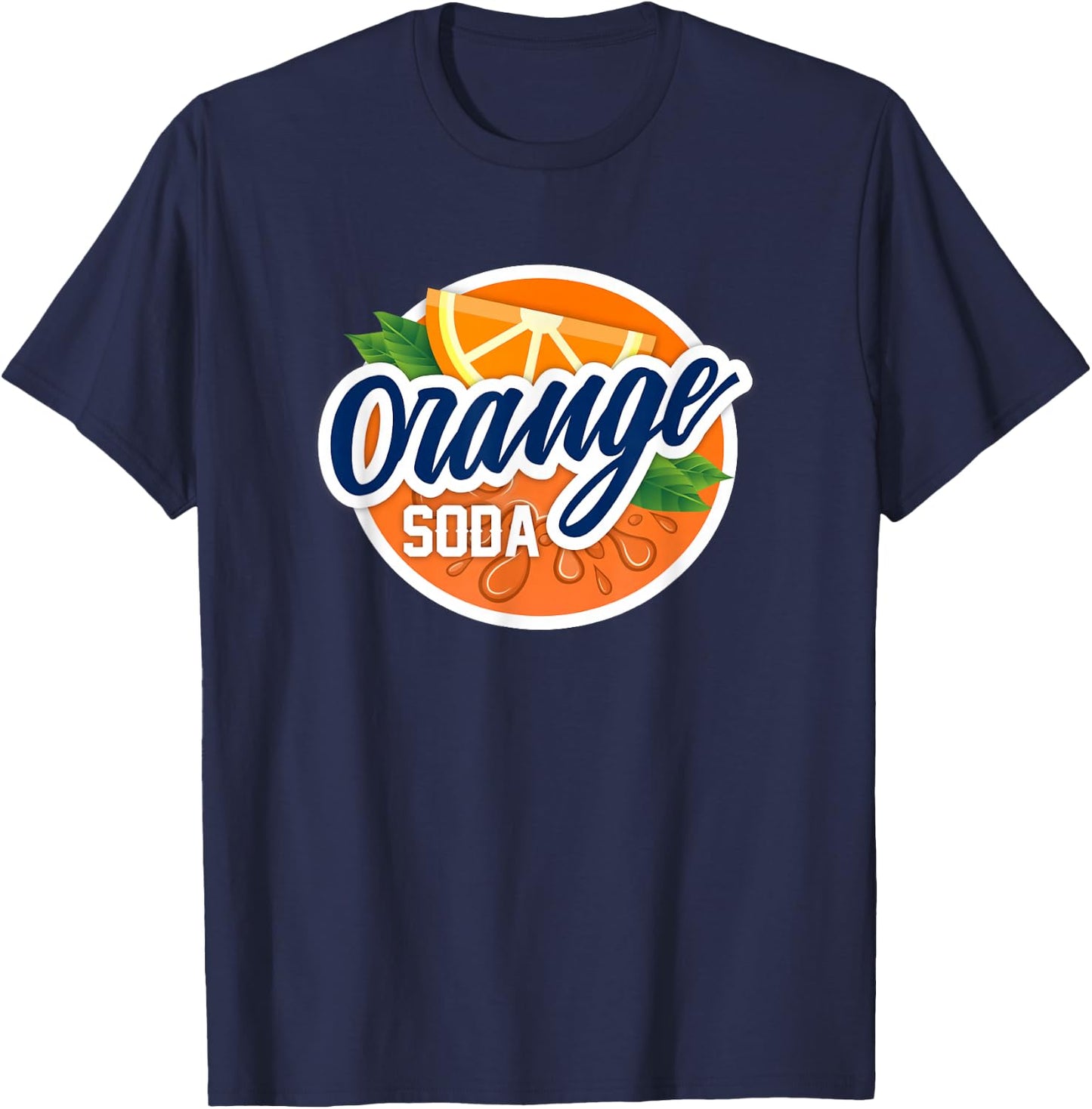 Orange Soda Costume - Men Women T Shirt T-Shirt - T-Shirt | Navy