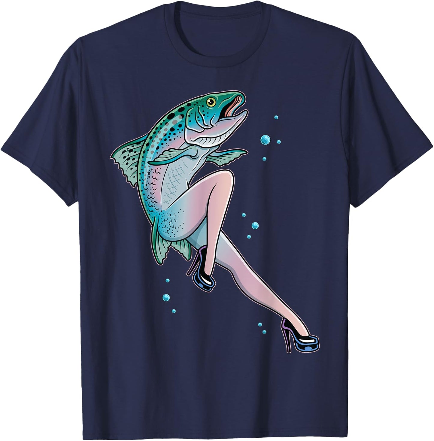 Reverse Mermaid T-Shirt - T-Shirt | Navy