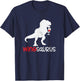Winosaurus Wino Saur Women Wine Lover Funny Dino Lover Gift T-Shirt - T-Shirt | Navy