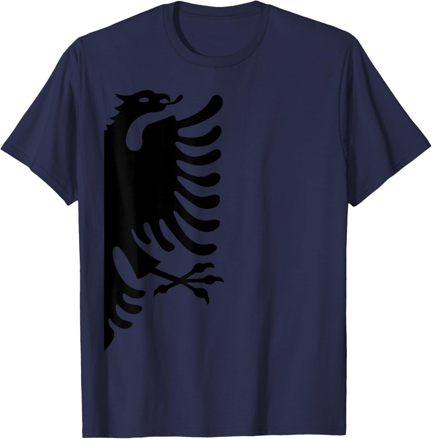 Albania Couple Shirt Albanian Flag Shirt Partner Gift T-Shirt - T-Shirt | Navy