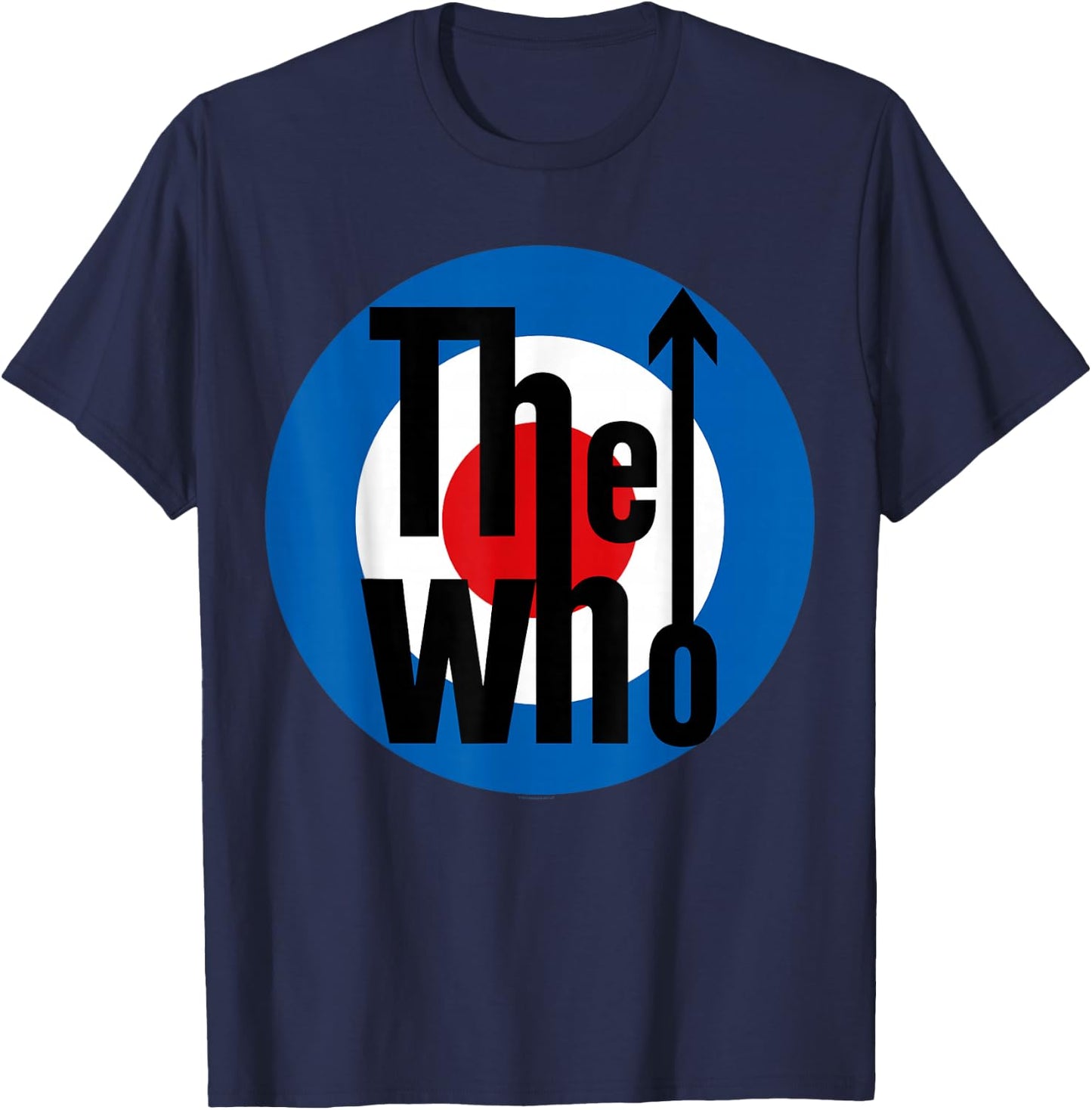 The Who Official Classic Target Logo , black T-Shirt - T-Shirt | Navy