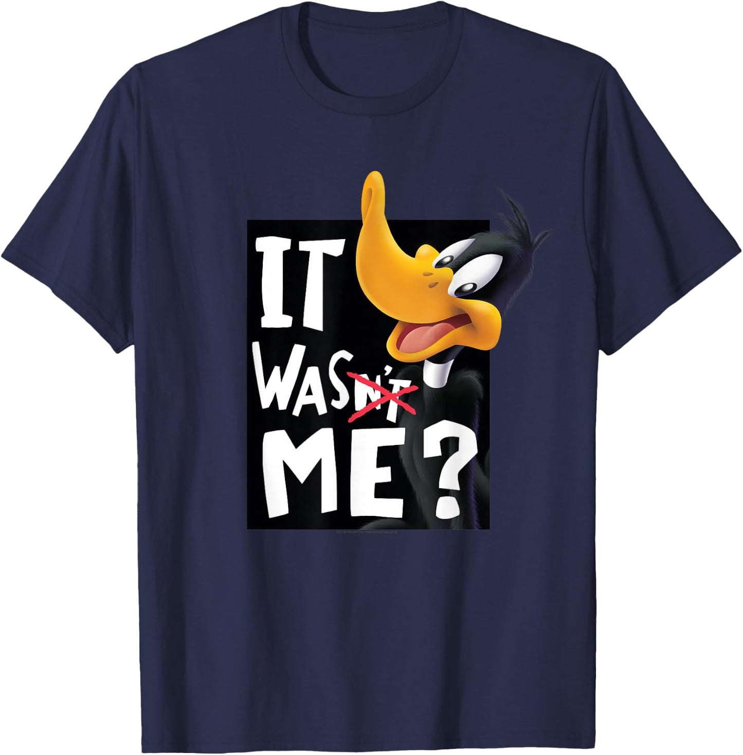 Looney Tunes Daffy Duck It Was Me T-Shirt - T-Shirt | Navy