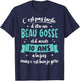 10 Years Birthday Gift Boy Beautiful Kid Gift T-Shirt - T-Shirt | Navy