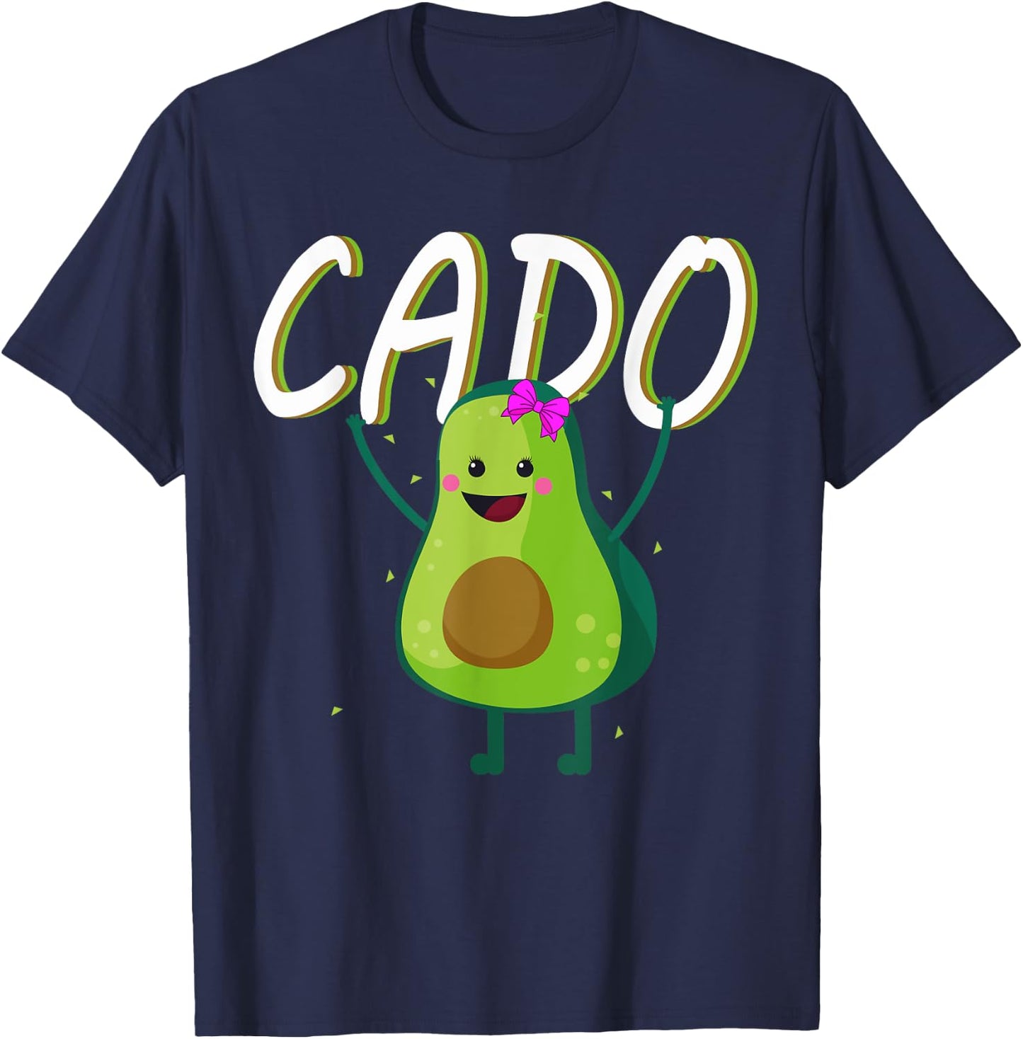 Avocado Vegan Vegetarian for Couples Partner Gift Vegan T-Shirt - T-Shirt | Navy