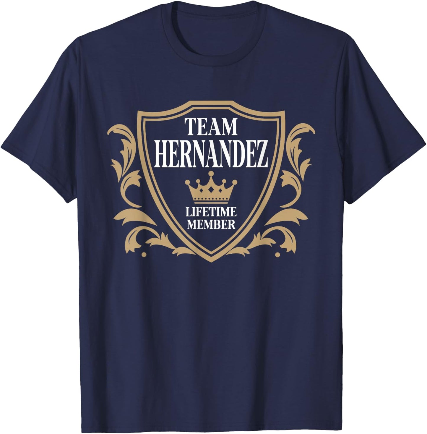 Team Hernandez Family Member T-Shirt - T-Shirt | Navy