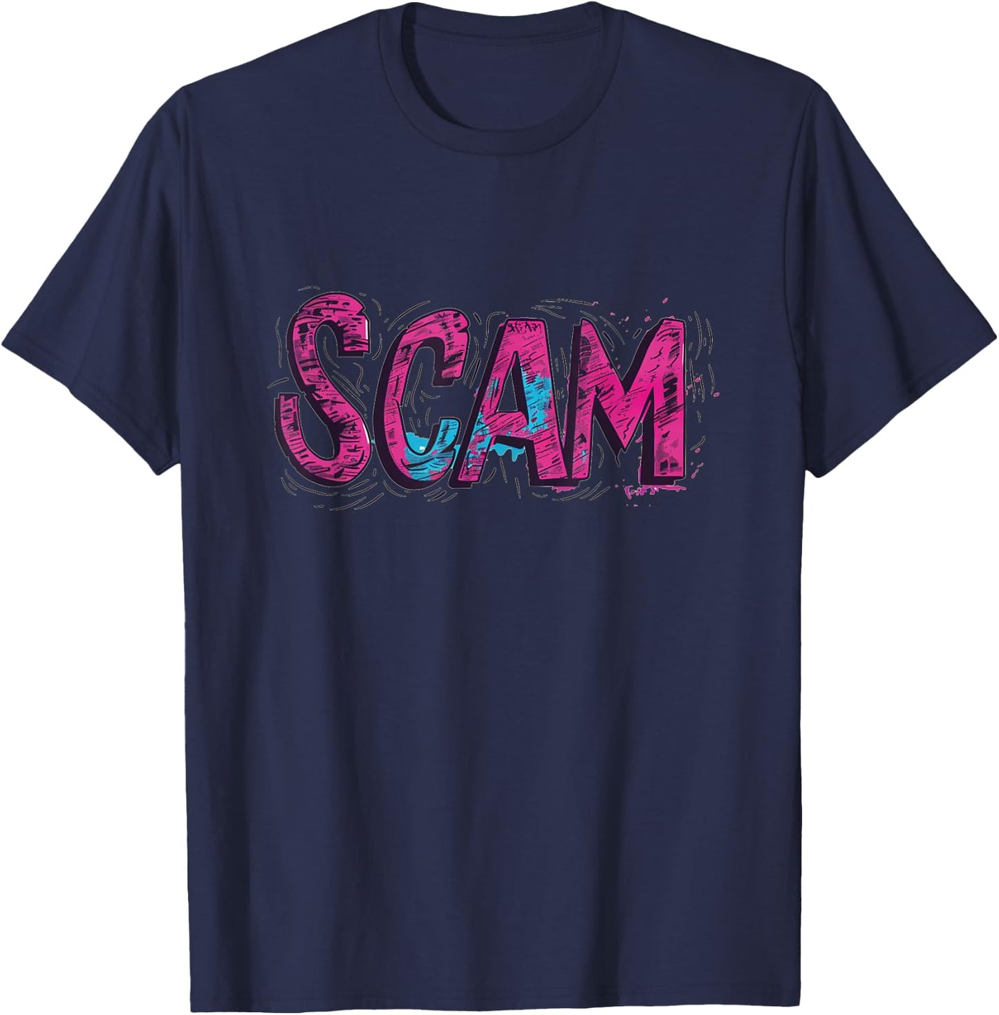 Funny Scam Speech Costume for Boys and Girls T-Shirt - T-Shirt | Navy