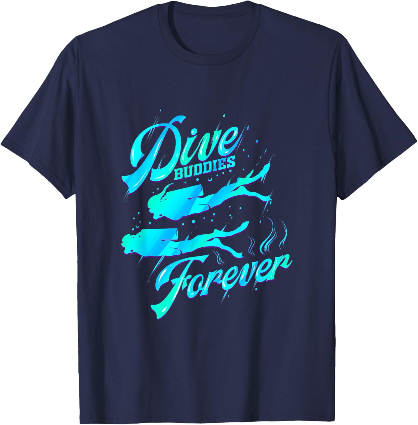 Scuba Dive Buddy for Diver Scuba Diving Buddies Underwater T-Shirt - T-Shirt | Navy