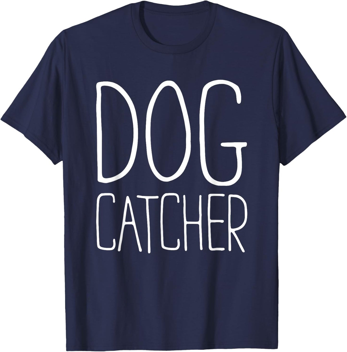 Dog Catcher Shirt Adult Men Women Kids Matching Costume T-Shirt - T-Shirt | Navy