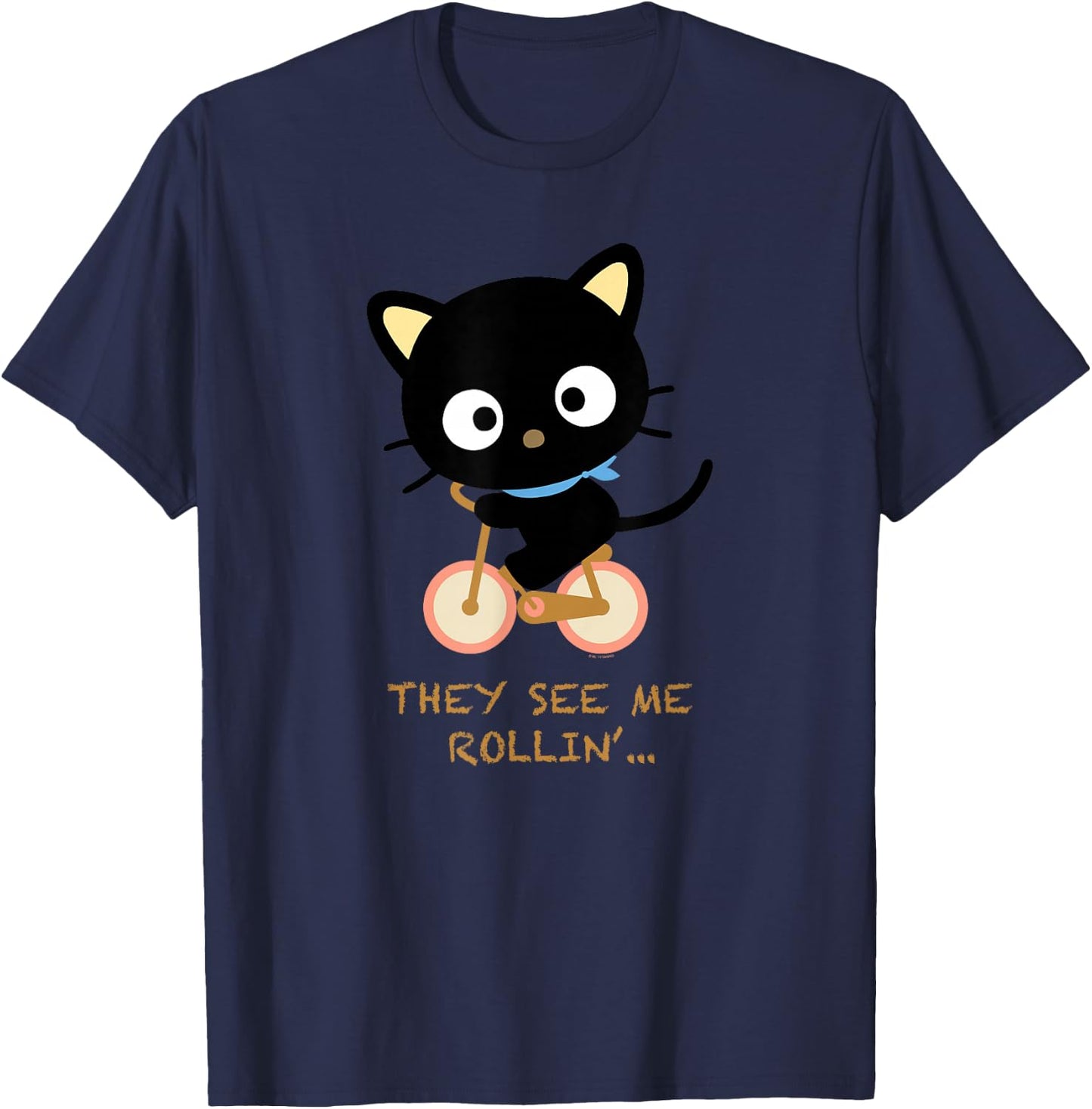 Chococat "See Me Rollin" T-Shirt - T-Shirt | Navy