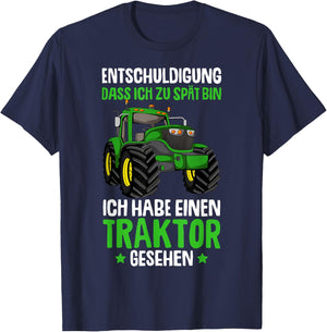 Tractor Boys' Children's Tractor , black T-Shirt - T-Shirt | Navy