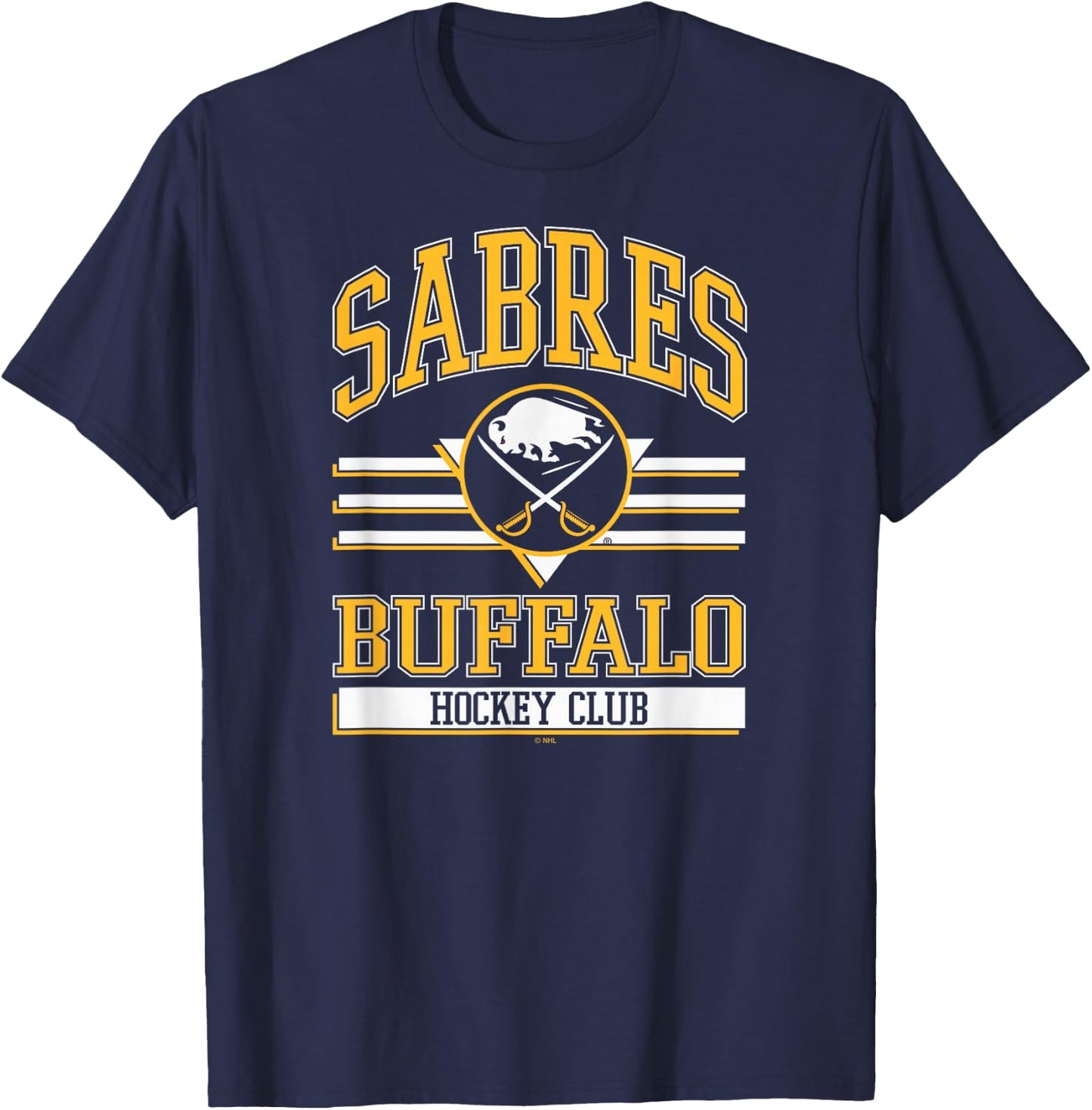 Buffalo Sabres Hockey Club Blue Officially Licensed T-Shirt - T-Shirt | Navy