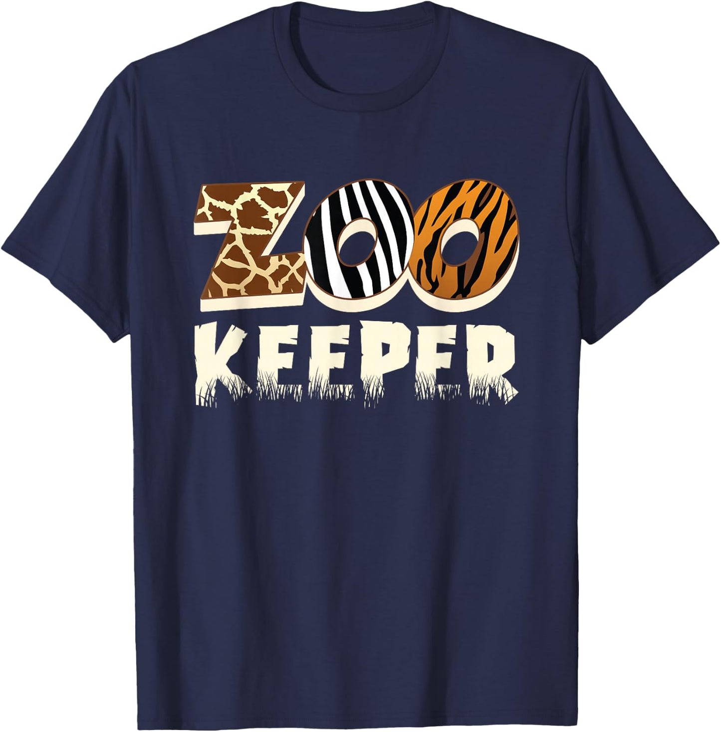 Zoowärter Zoo Zoo Keeper Profession T-Shirt - T-Shirt | Navy