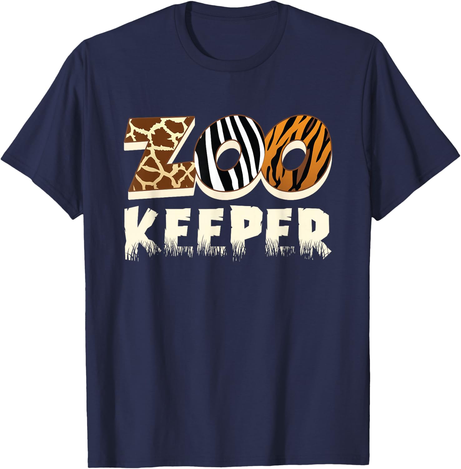 Zoowärter Zoo Zoo Keeper Profession T-Shirt - T-Shirt | Navy
