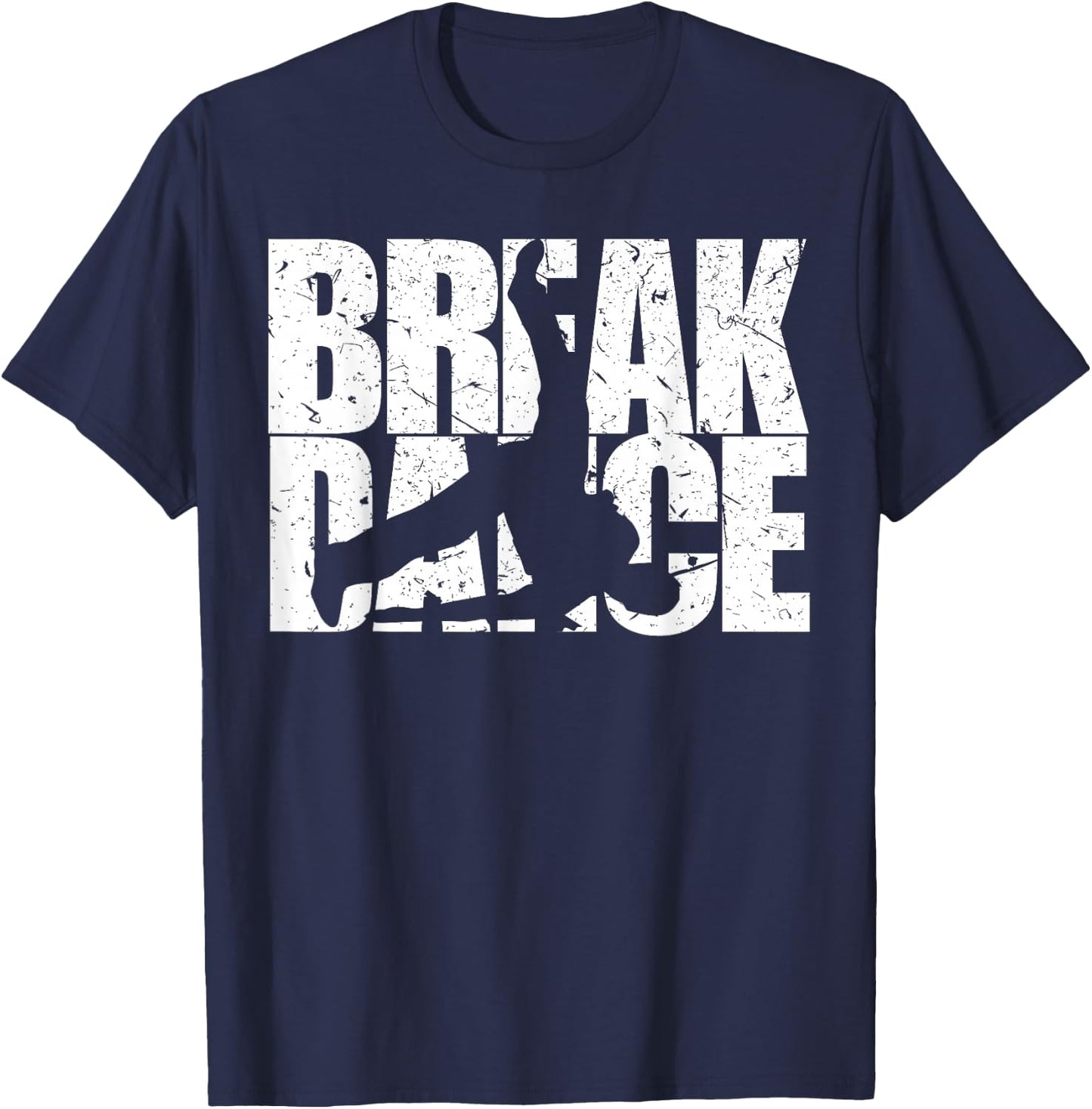 Break Dance Retro Windmill Hip Hop Gift Kids , Black, S T-Shirt - T-Shirt | Navy