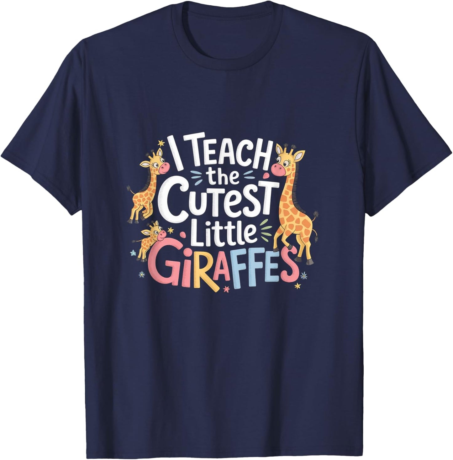 Funny Teacher School T-Shirt - T-Shirt | Navy