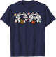 Easter Bunny Nurses Rabbit ER ED Squad Crew Scrub Top Women T-Shirt - T-Shirt | Navy