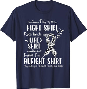 Neuroendocrine Carcinoid Cancer Awareness My Fight T-Shirt - T-Shirt | Navy