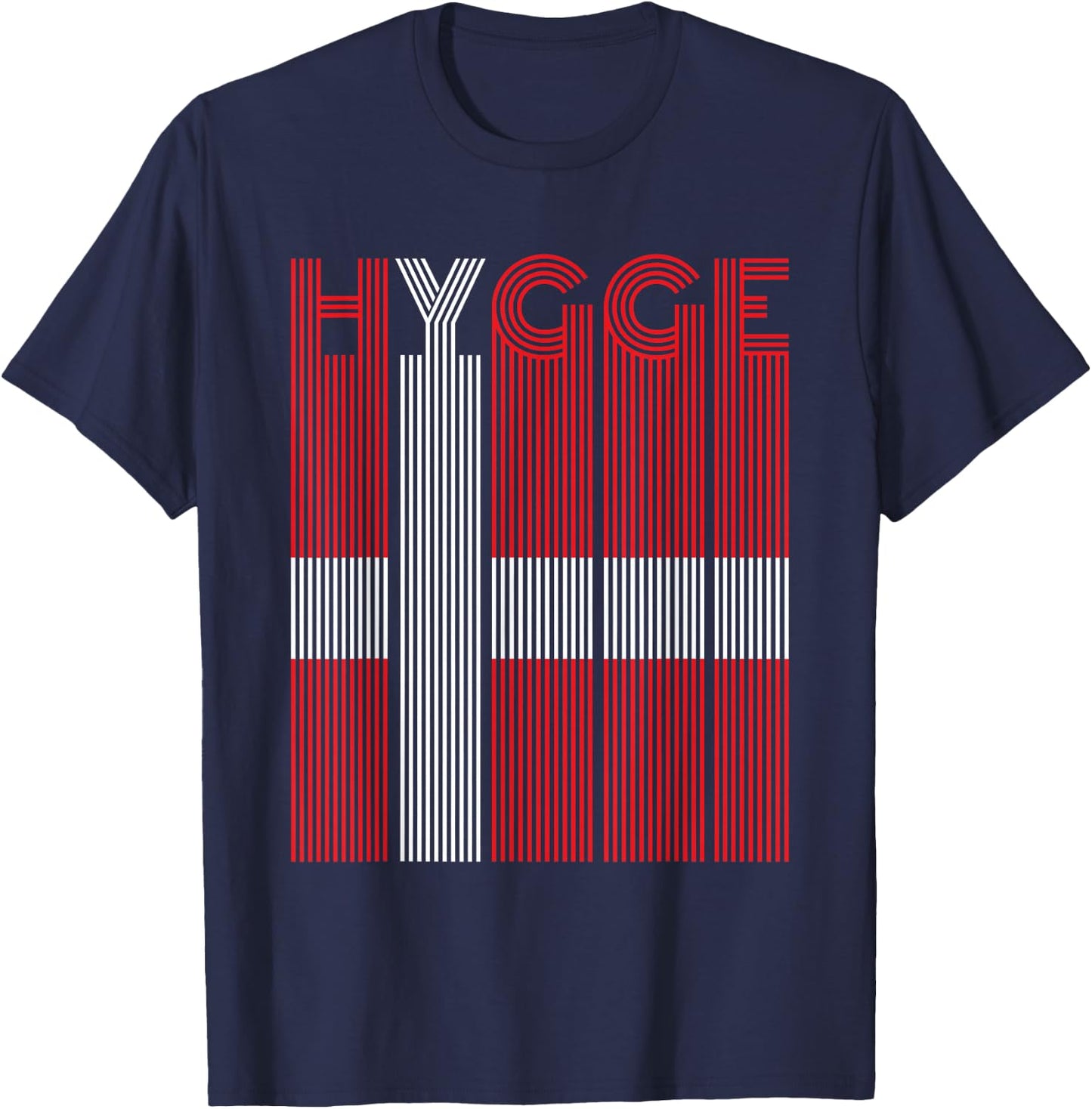HYGGE Danish Flag T-Shirt - T-Shirt | Navy