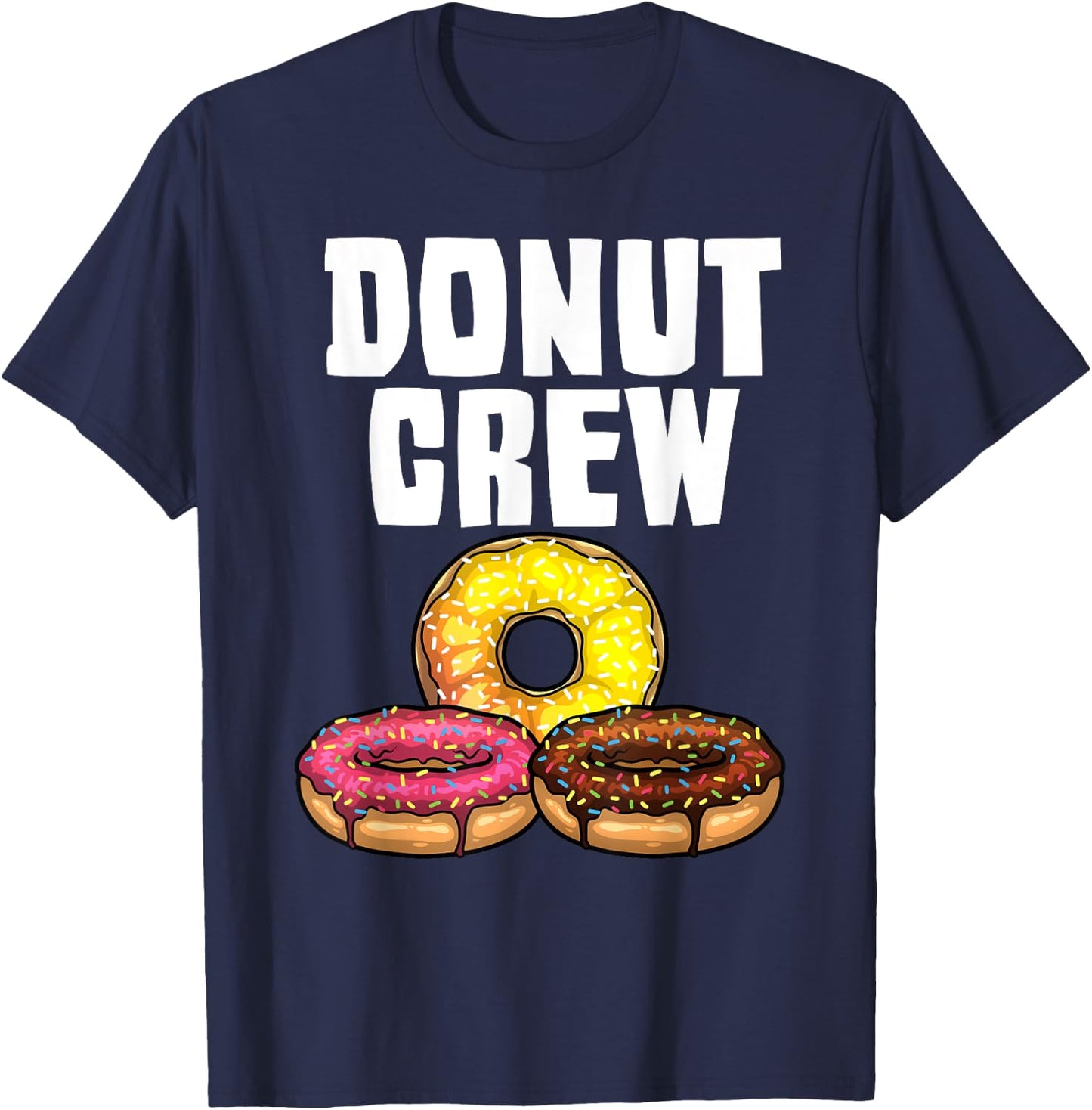 Funny Donut Women Doughnut Sprinkles Donut Lover T-Shirt - T-Shirt | Navy