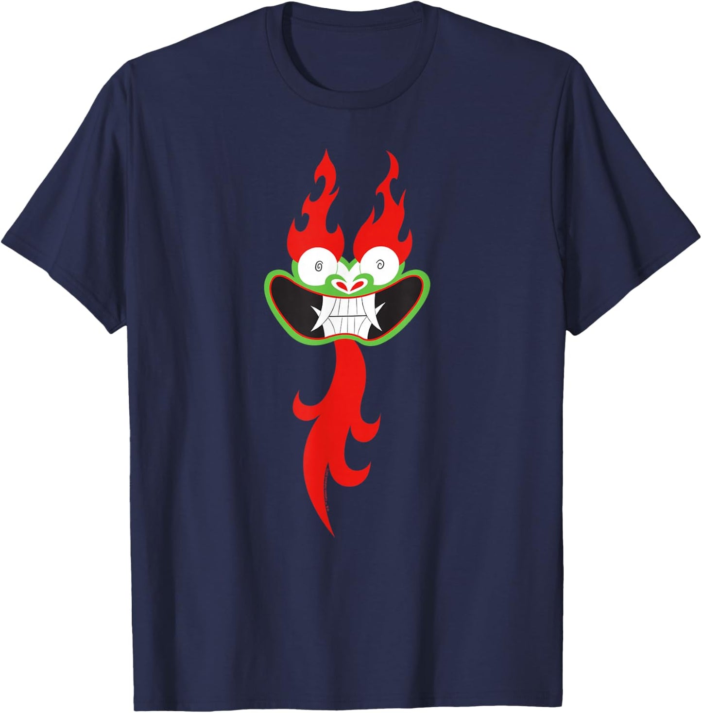 Samurai Jack Big Face of Aku T-Shirt - T-Shirt | Navy
