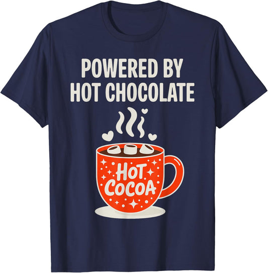 Best Hot Chocolate Art Women Hot Cocoa Hot Chocolate T-Shirt - T-Shirt | Navy