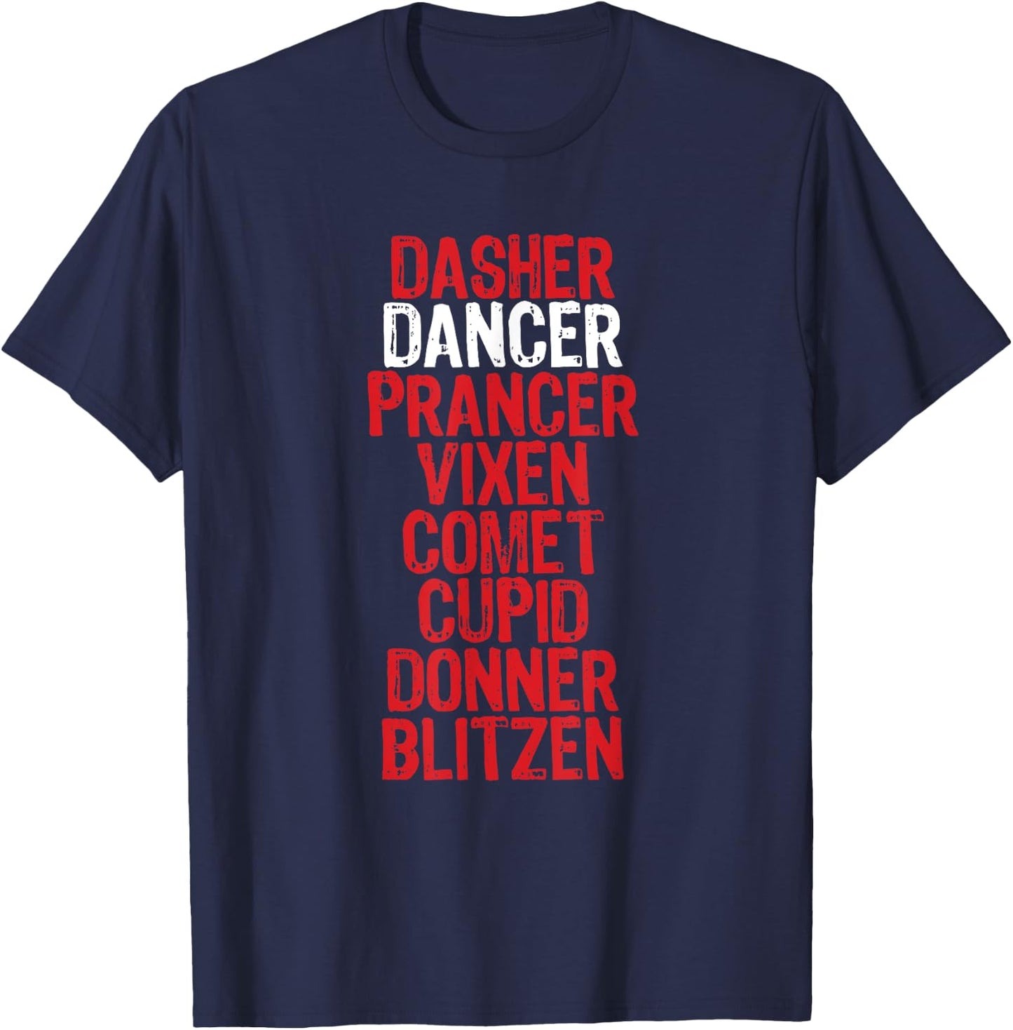 Dancer Christmas Shirt Girls Dance Top T-Shirt - T-Shirt | Navy