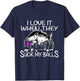 Funny smutty Fisher Carp fishing T-Shirt - T-Shirt | Navy