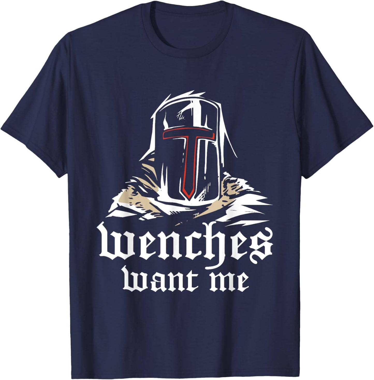 Ren faire costume wenches want me T-Shirt - T-Shirt | Navy