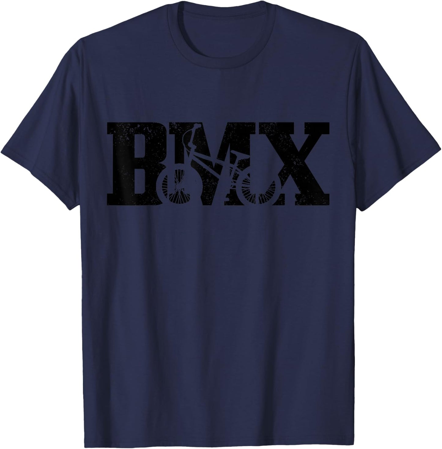 BMX Bike Bicycle BMXer Gift T-Shirt - T-Shirt | Navy
