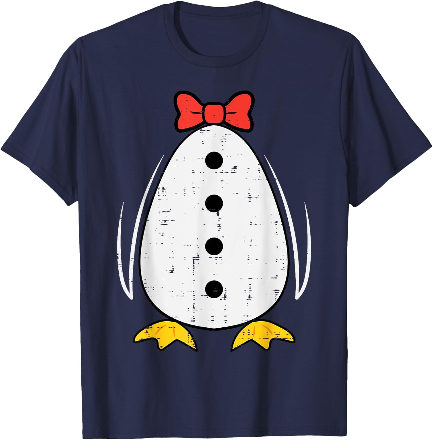 Penguin Costume Halloween Boys Girls Kids Toddler Women Men T-Shirt - T-Shirt | Navy