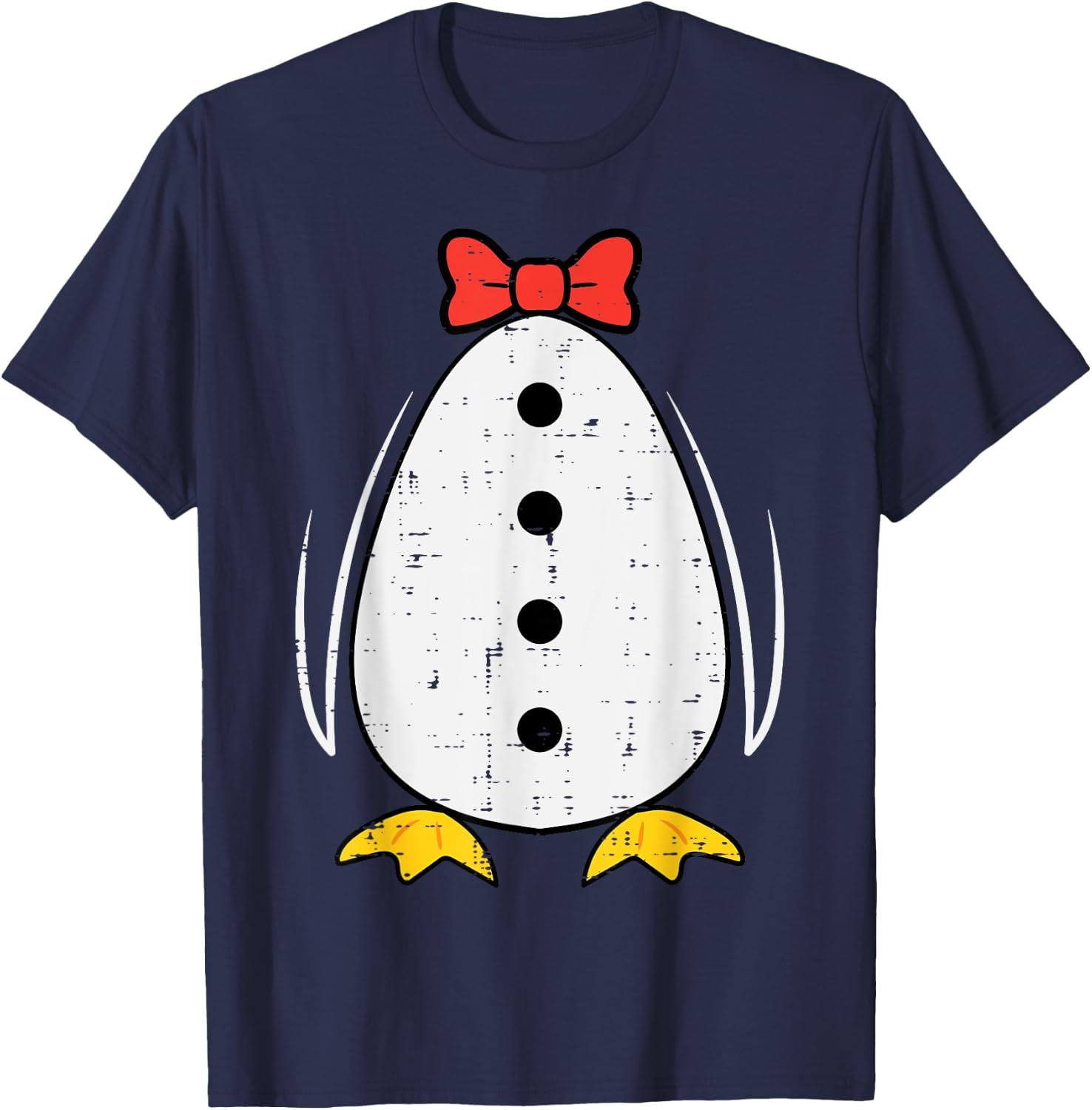 Penguin Costume Halloween Boys Girls Kids Toddler Women Men T-Shirt - T-Shirt | Navy