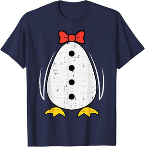Penguin Costume Halloween Boys Girls Kids Toddler Women Men T-Shirt - T-Shirt | Navy