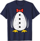 Penguin Costume Halloween Boys Girls Kids Toddler Women Men T-Shirt - T-Shirt | Navy