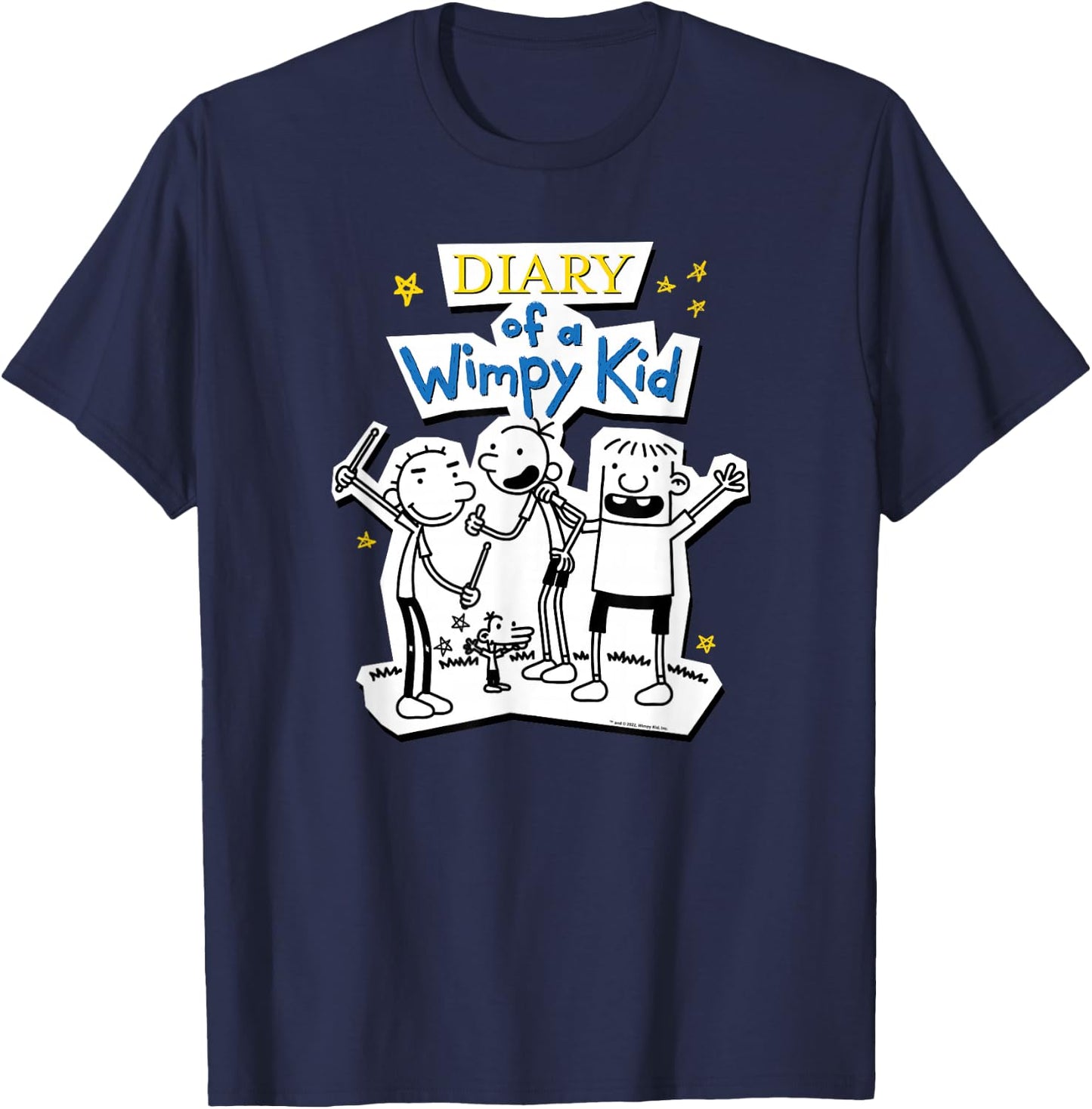 Diary of a Wimpy Kid Wimpy Kid Group , black T-Shirt - T-Shirt | Navy