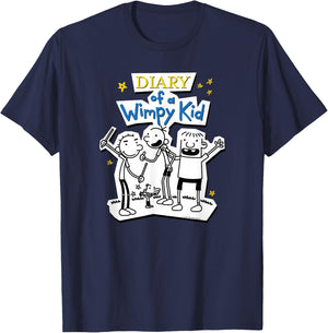 Diary of a Wimpy Kid Wimpy Kid Group , black T-Shirt - T-Shirt | Navy
