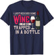 I Just Rescued Some Wine It Was Trapped In A Bottle T-Shirt - T-Shirt | Navy