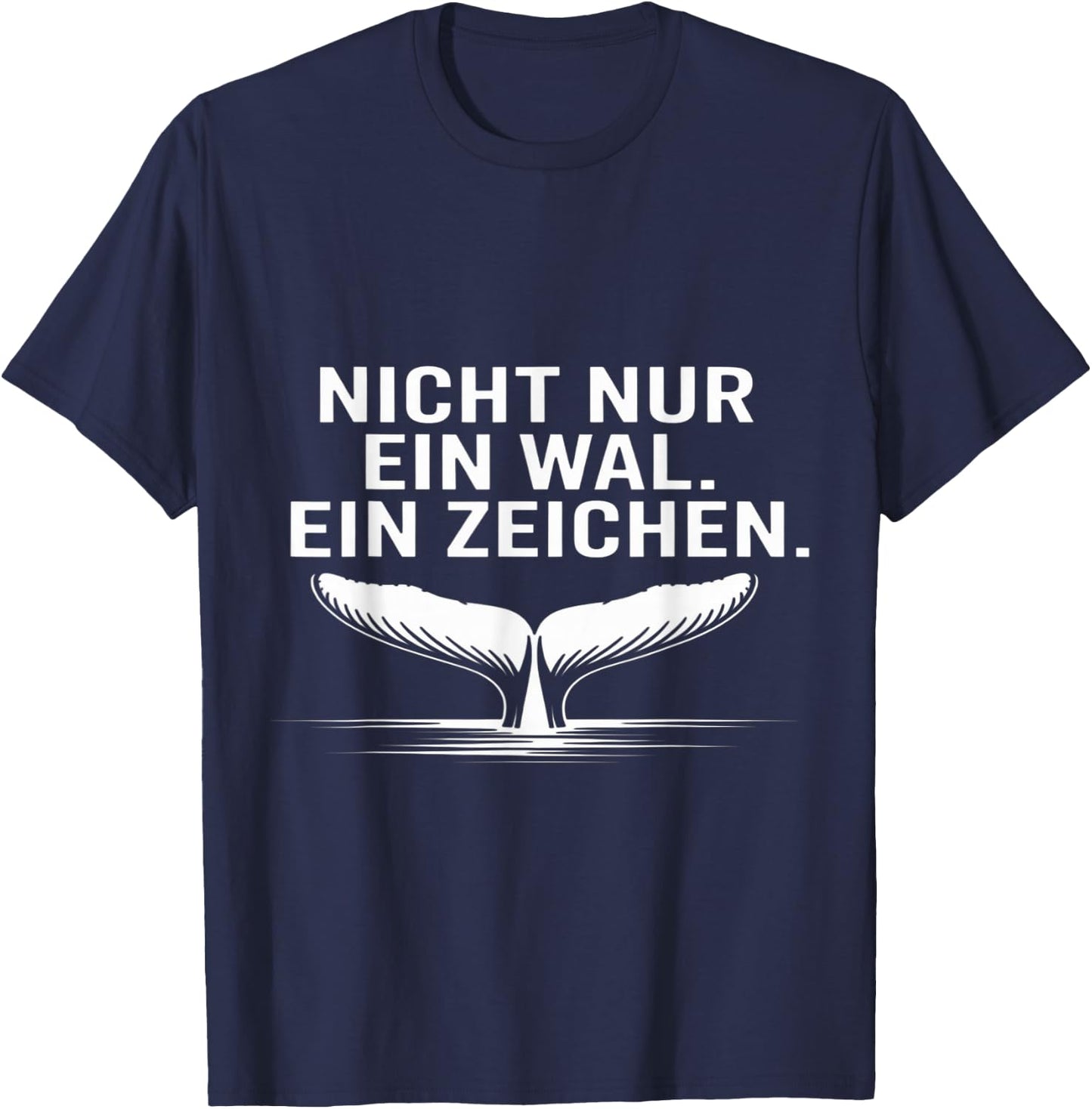 Nicht Nur EIN Wal EIN Zeichen Timmy Hope Buckelwal T-Shirt - T-Shirt | Navy