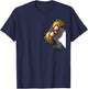 Tristan Penguin Northern Rock Penguin From Side T-Shirt - T-Shirt | Navy