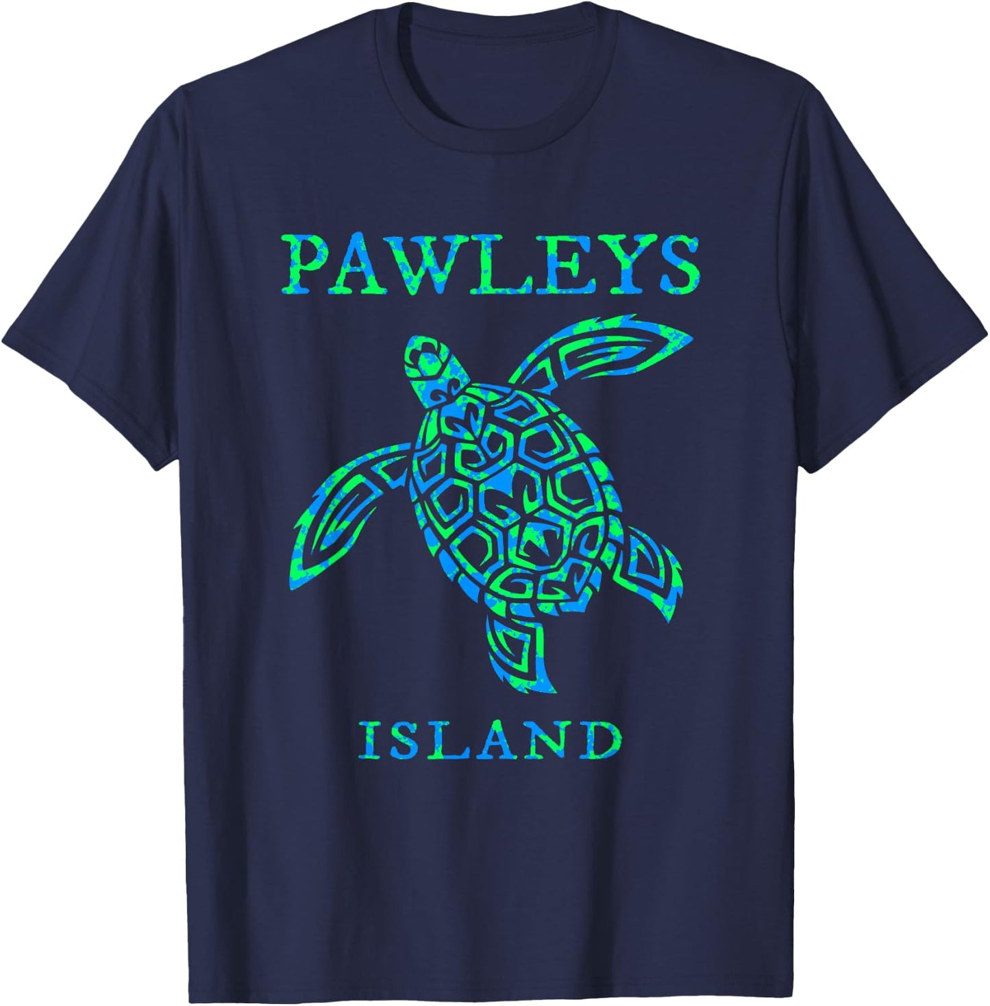 Pawleys Island South Carolina Sea Turtle Boys Girls Toddler T-Shirt - T-Shirt | Navy
