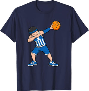 Griechenland Basketball Trikot Griechenland Basketball T-Shirt - T-Shirt | Navy