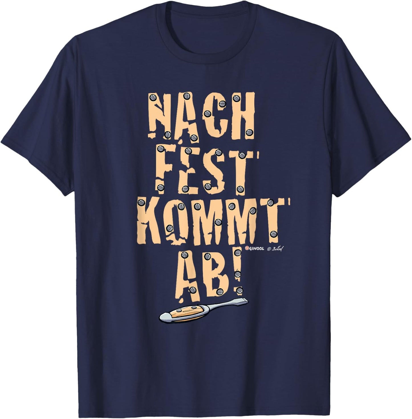 WERNER is ready to go, black T-Shirt - T-Shirt | Navy
