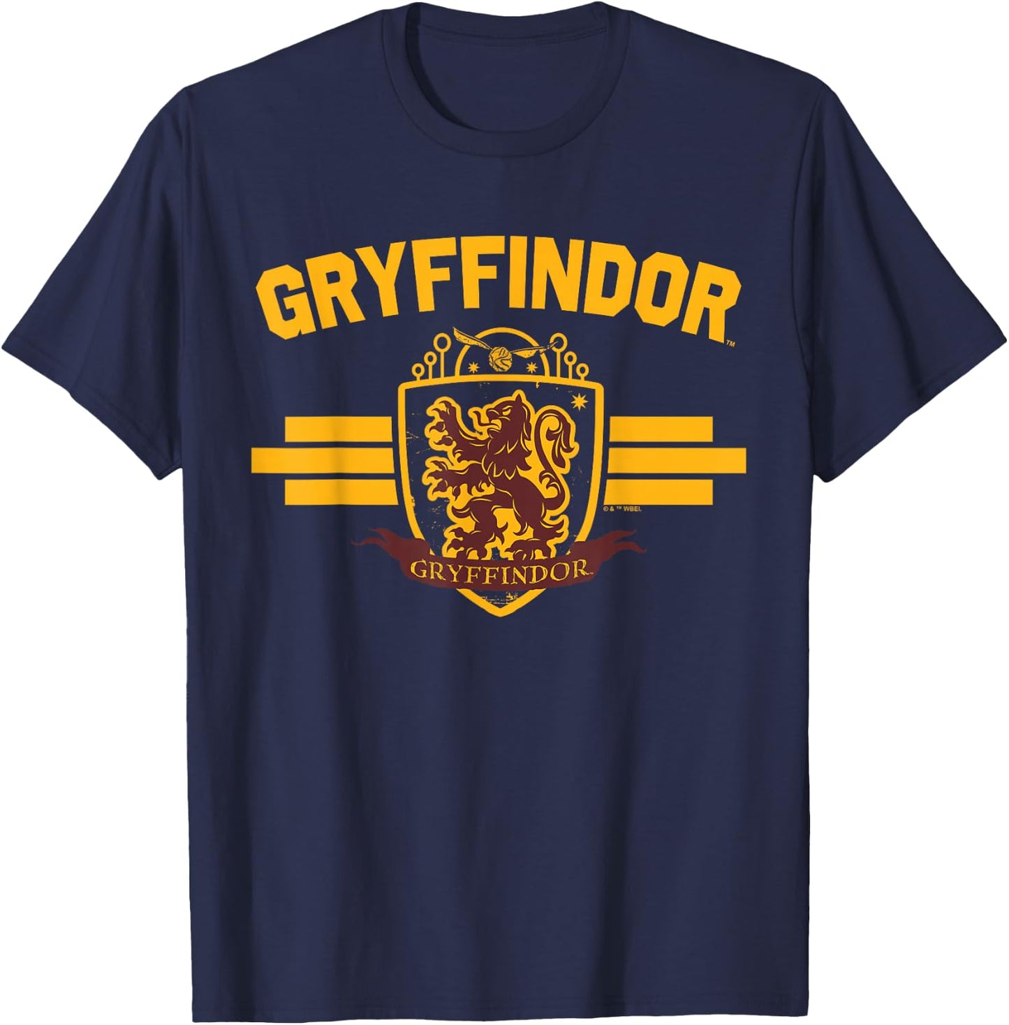 Harry Potter Gryffindor Quidditch Bar T-Shirt - T-Shirt | Navy