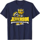 Jefferson Emementary - Jake the Jaguar Je-420 T-Shirt - T-Shirt | Navy