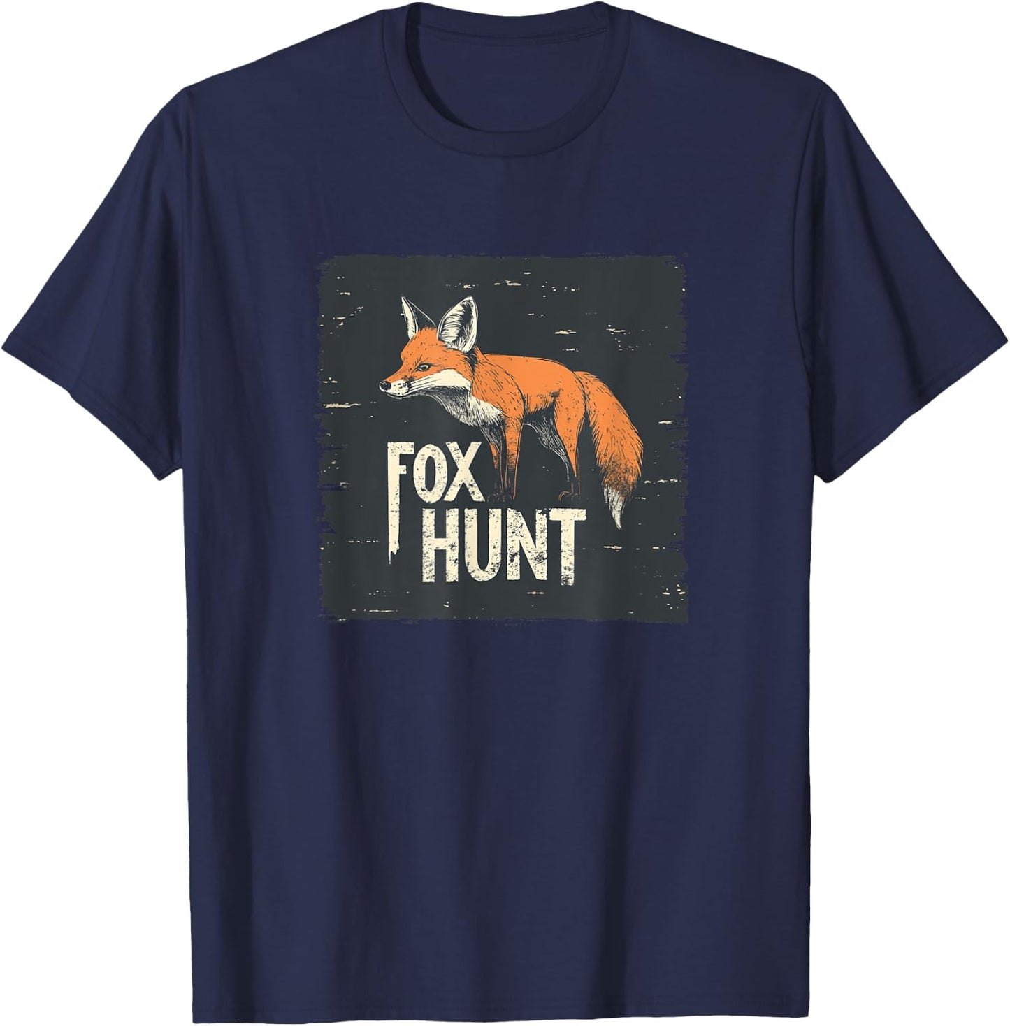 Great Fox Hunting Costume for Season Lovers and Hunting T-Shirt - T-Shirt | Navy