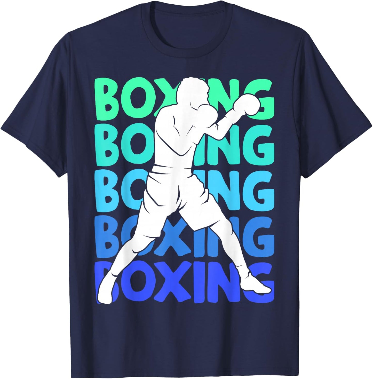 Boxing Boxer Boys Men Kids T-Shirt - T-Shirt | Navy