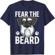 Fear Beard Schnauzer Funny Dog Lover Women Dogs T-Shirt - T-Shirt | Navy
