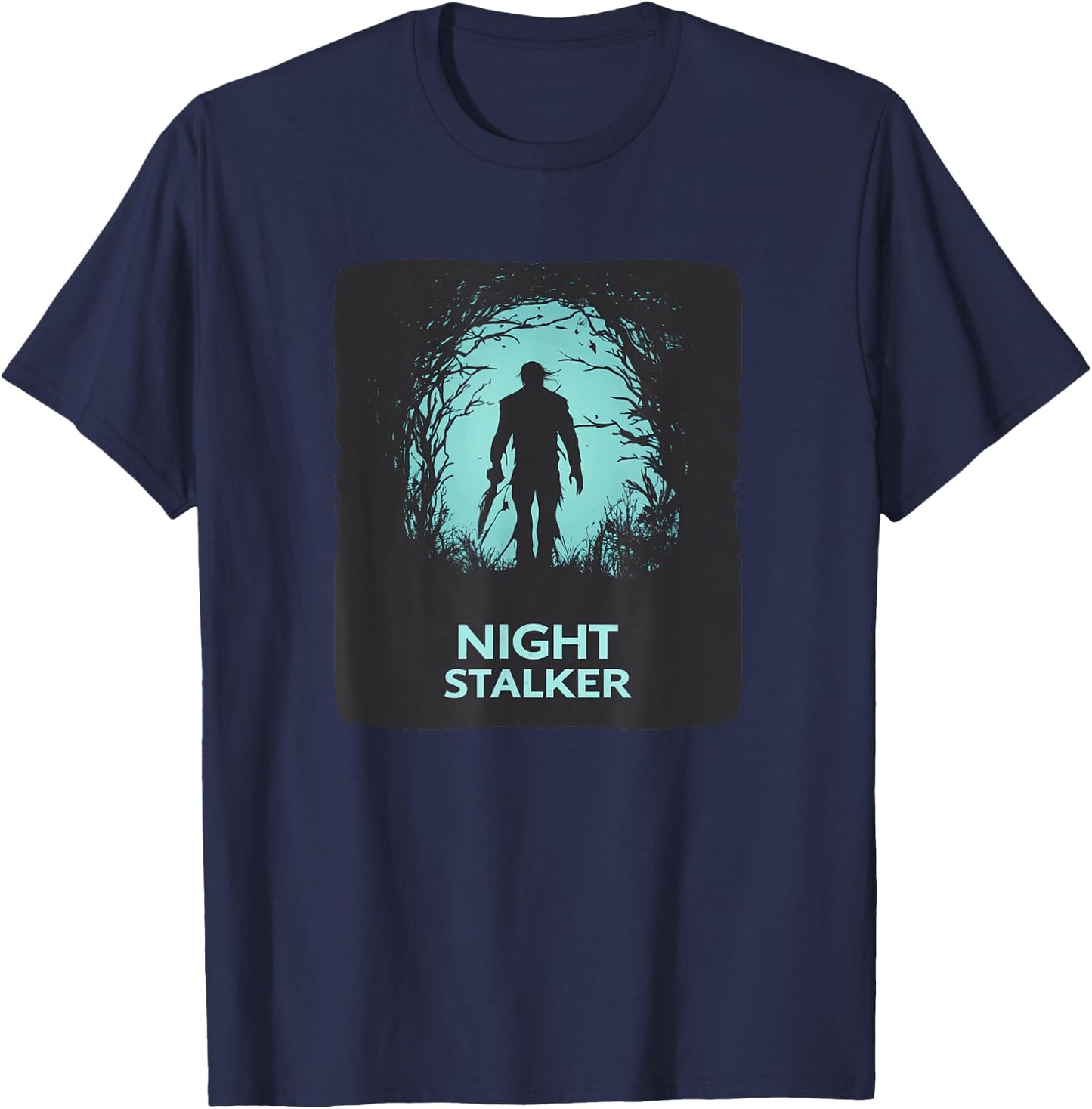 Embrace the Darkness with this Night Stalker Outfit T-Shirt - T-Shirt | Navy
