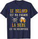 Men's Billiards Humour Vintage Gift Humorous Beer , Black, S T-Shirt - T-Shirt | Navy